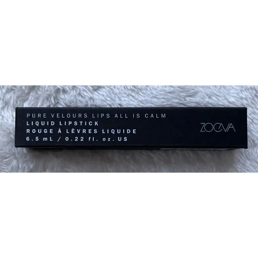 NIB ZOEVA Pure Velours Lip Liquid Lipstick in All Is Calm
